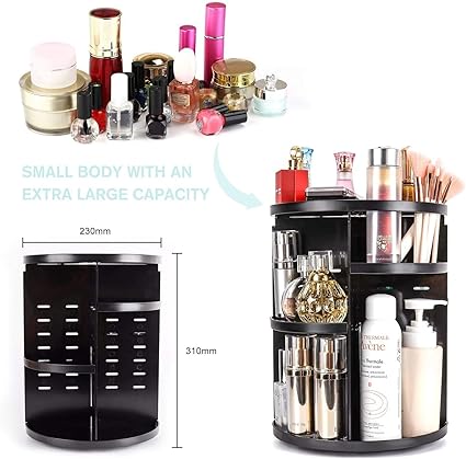 Organizador de Maquillaje y Cosméticos Giratorio