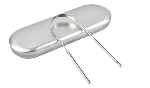 Limpiador De Lengua + Protector en Acero
