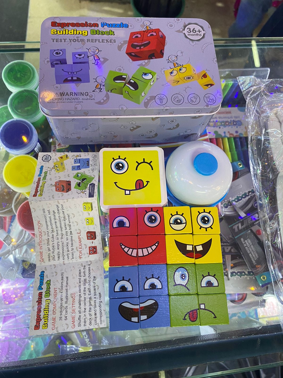 JUEGO CUBOS DE CARITAS