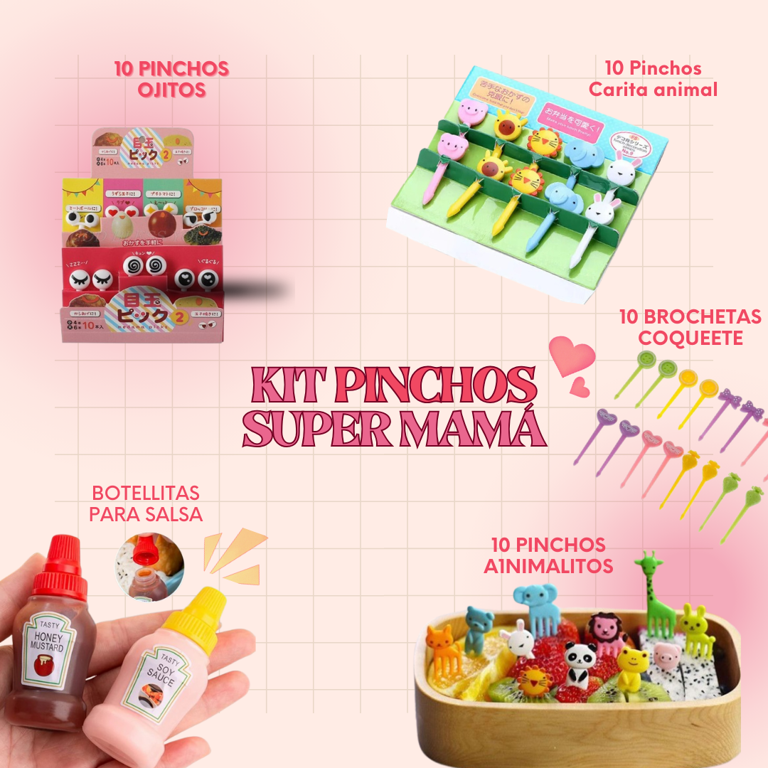 KIT PINCHOS SUPER MAMA