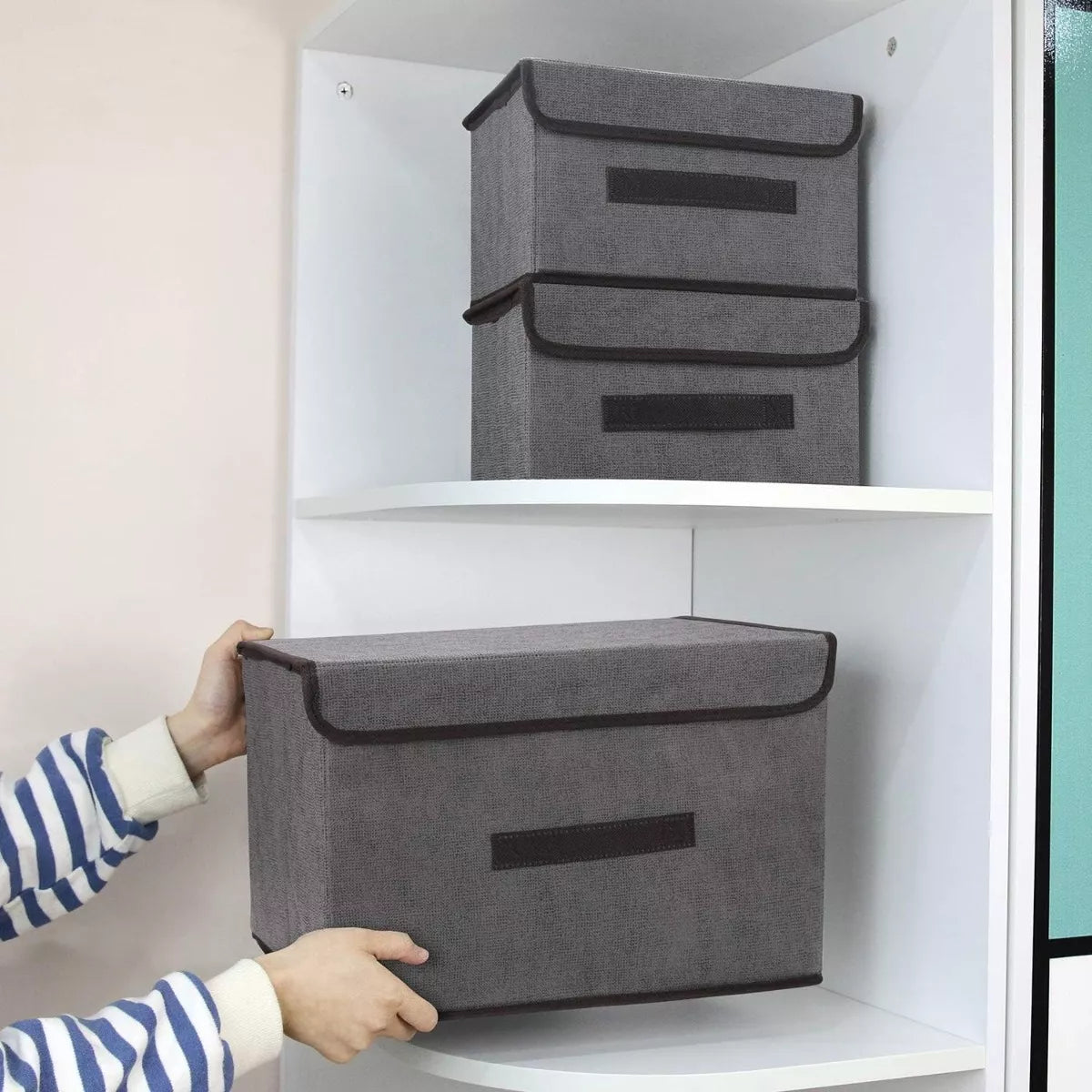 Tres Cajas Organizadoras de Linos y Ropa