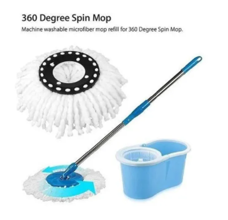 TRAPERO GIRATORIO 360 CON BALDE ESCURRIDOR