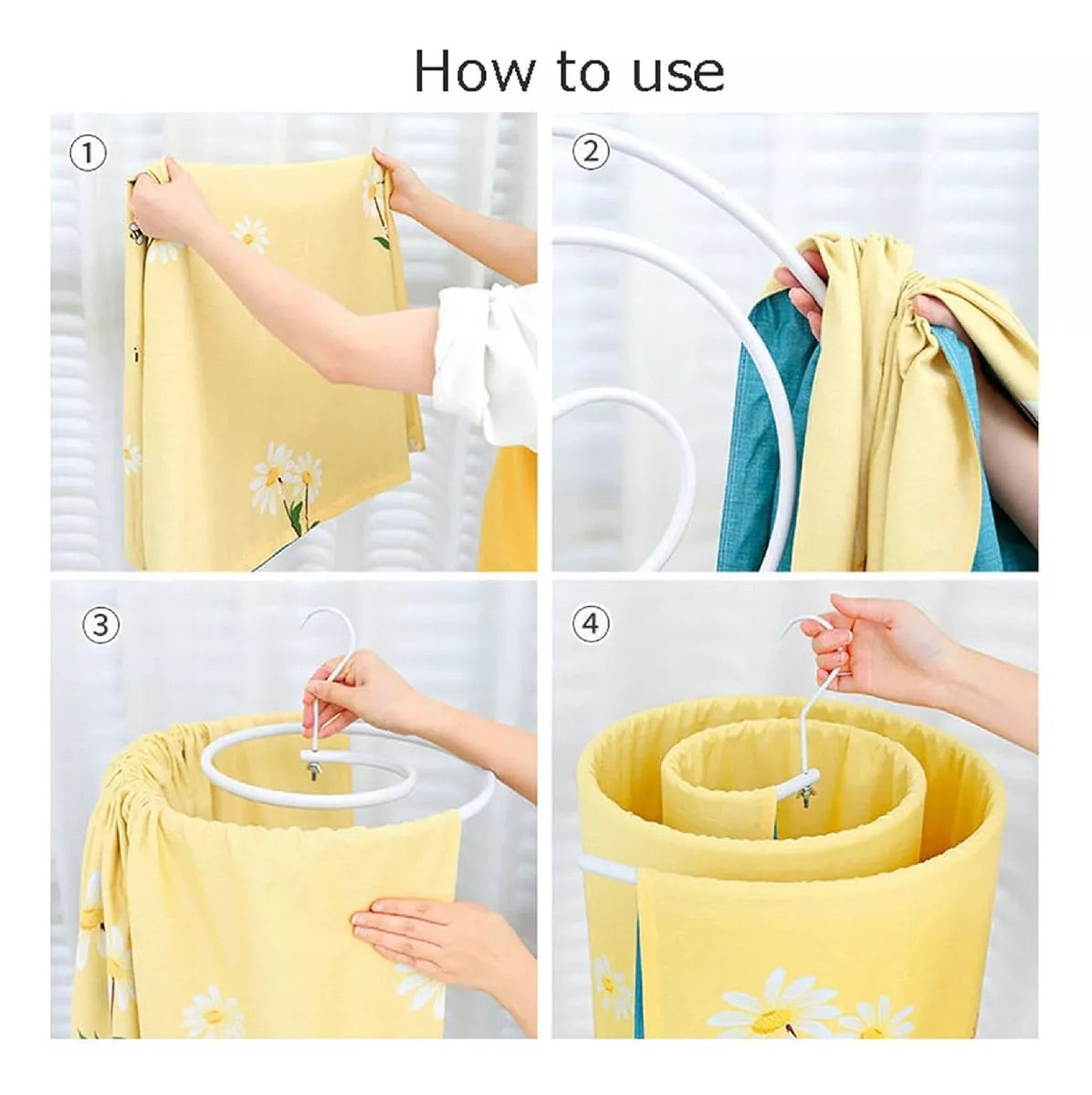 Gancho Espiral Para Sabanas y Cobijas