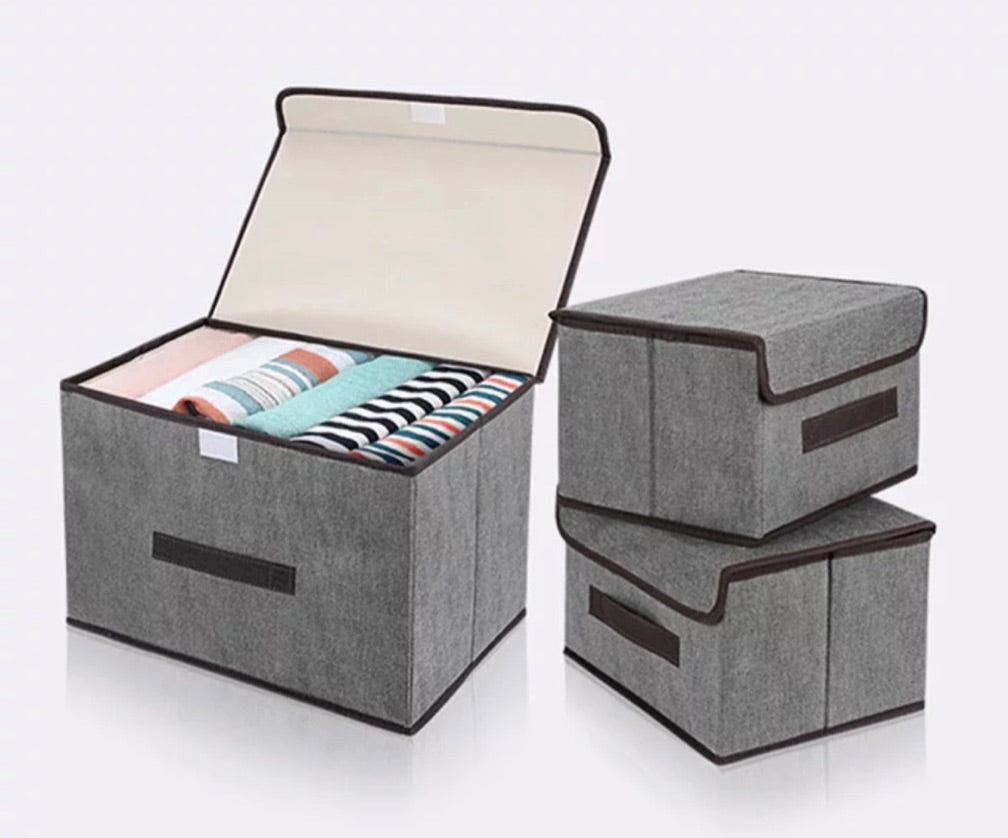 Tres Cajas Organizadoras de Linos y Ropa