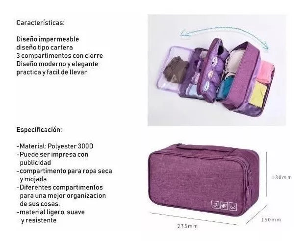 Organizador De Viaje Impermeable
